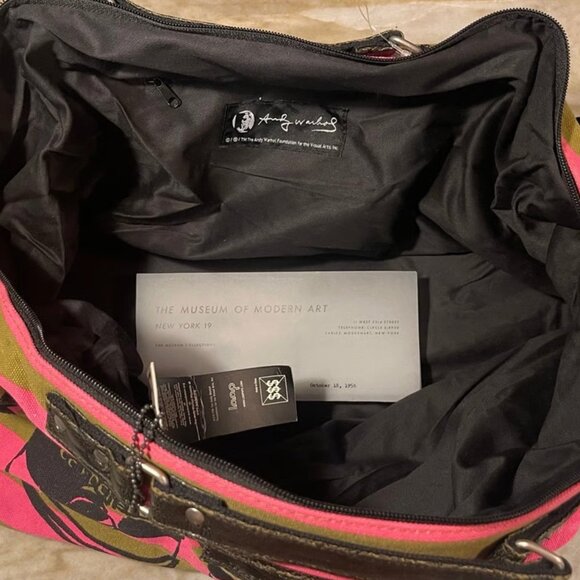 Andy Warhol Travel Set by Loop NYC Large Carryon and Matching Tote - Picture 13 of 13